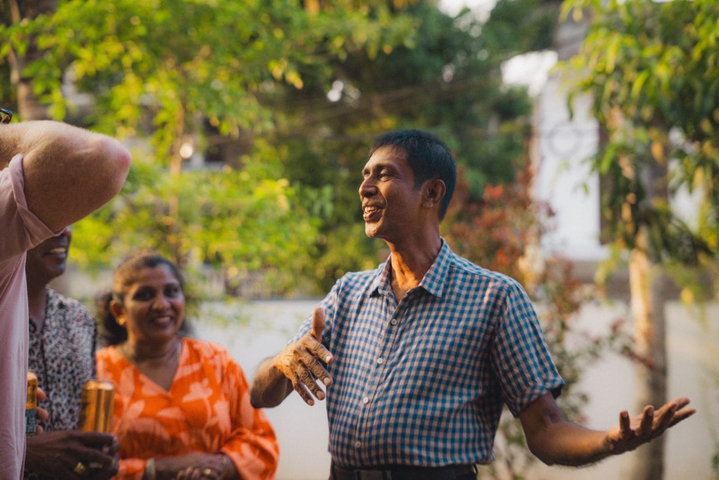Bandula and Manjula, the family